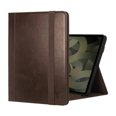 Image of TORRO Case Compatible with iPad Air 13 Premium Leather 2024 Cover Stand Function, Apple Pencil Connectivity (Dark Brown)