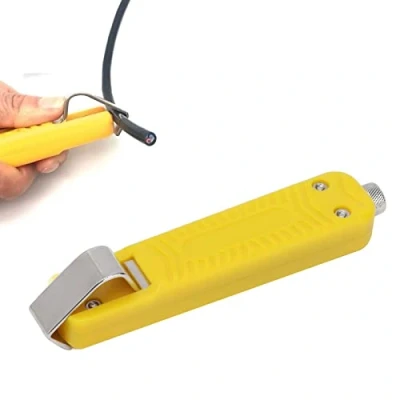 Image of Cable Stripping Knife, Stainless Steel Coaxial Wire Knife Stripper for 4 16 mm Ø Round