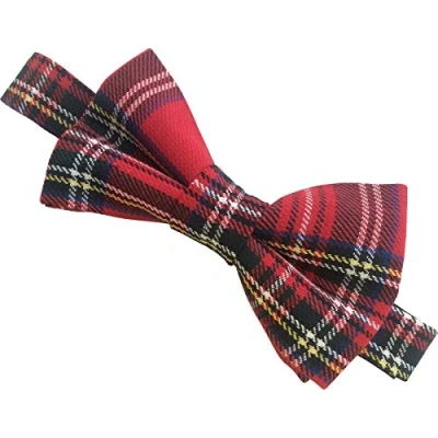Image of Mens Scottish Royal Stewart Tartan Bow Tie