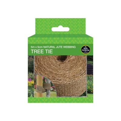 Image of Garland 5m x 5cm Natural Jute Webbing Tree Tie (1)