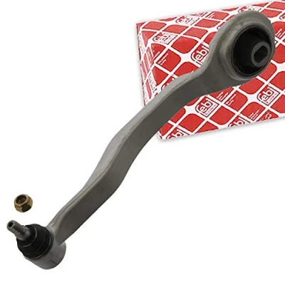 Image of 2113301511 Suspension Arm FEBI BILSTEIN 21443 with lock nuts ball joint, bearing(s) Front Axle Left, Lower, Control Aluminium 19mm