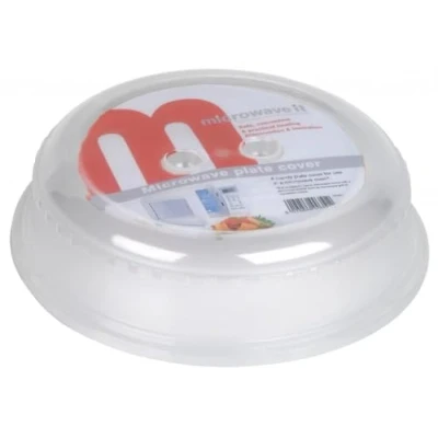 Image of Microwave it Plate Cover, Clear, 26cm
