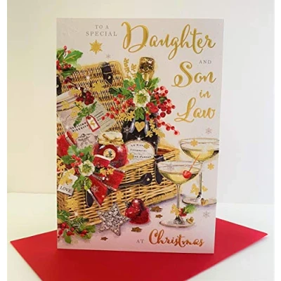 Image of Jonny Javelin Special Daughter and Son in Law at Christmas Card Hamper