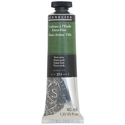Image of New 40ml Artist Oil Green Earth Series 1