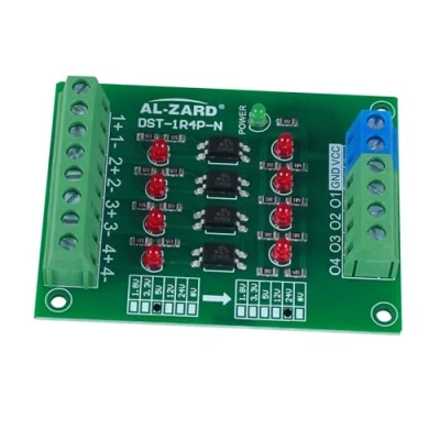 Image of Optical Isolator Module,4 Channel 5V to 24V Optocoupler Photoelectric Optoisolator for Signal Isolation Single chip Microcomputer