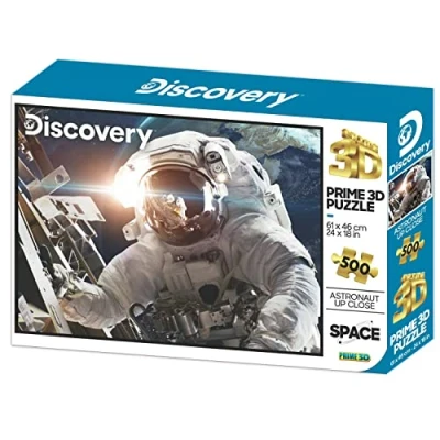 Image of PRIME 3D Discovery Astronaut Lenticular Jigsaw Puzzle 61cm x 46cm 500 pcs Games &amp; Puzzles Ages 6+