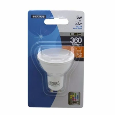 Image of Status 5W LED GU10 Spotlight Bulb Cool White
