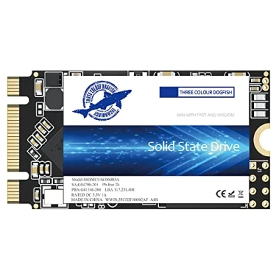 Image of Dogfish SSD M.2 2242 500GB Ngff Internal Solid State Drive High Performance Hard for Desktop Laptop SATA III 6Gb/s (500GB, 2242)