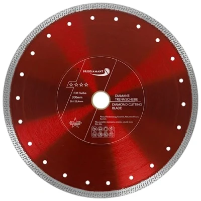 Image of PRODIAMANT Premium diamond cutting disc tile porcelain stoneware 300 mm x 30 with ring 25.4 12 inch for table machines