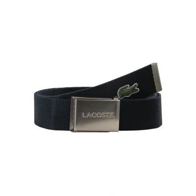 Image of Lacoste Concept Unisex Belt, Size: 40, Navy blue