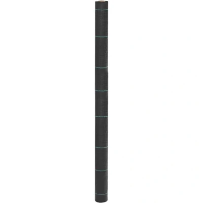 Image of vidaXL Weed Membrane Black 1.5x50 m PP