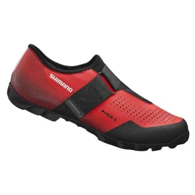 Image of SHIMANO Men&#039;s Sh MX100 Shoes Track, red, 9.5 UK