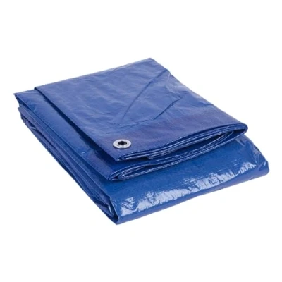 Image of Blue 12ft x 18ft Waterproof Tarpaulin By Blackspur