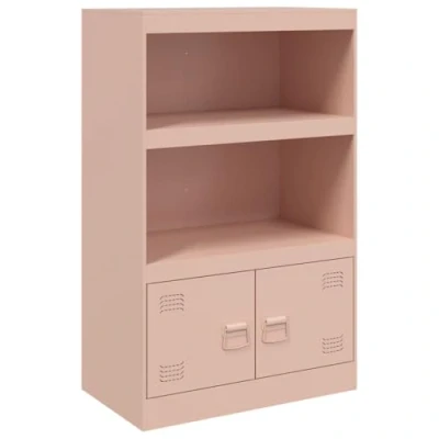 Image of vidaXL Sideboard Pink 67x39x107 cm Steel