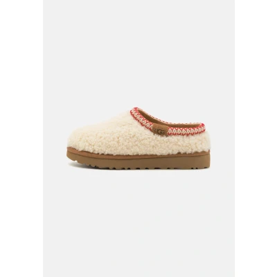 Image of UGG Tasman MAXI Curly Slippers, Women&#039;s, Size: 10, Natural Textile