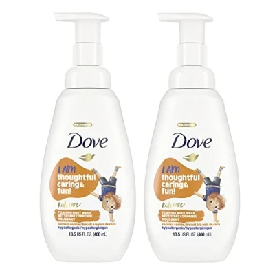 Image of Dove Kids care Coconut Cookie hypoallergenic skin Thoughtful Body Wash for delicate children&#039;s 2x 400 ml