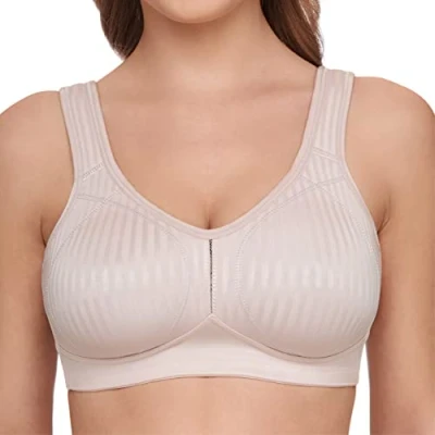 Image of Susa Women&#039;s Cremona 7761 Comfort Plus Non Wired Relief Bra, Opaque, Brown Nude, S XXL / 85G