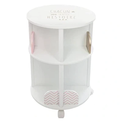 Image of Pink Round Bookcase