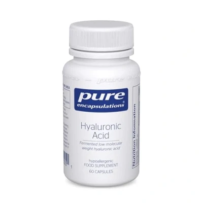 Image of Pure Encapsulations Hyaluronic Acid High Absorption, Fermented, Low Molecular Weight 60 Capsules