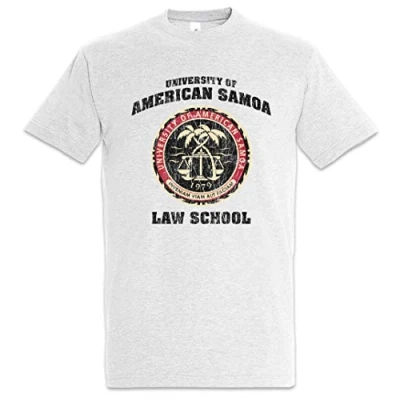 Image of Urban Backwoods University of American Samoa Men T Shirt Grey Size L