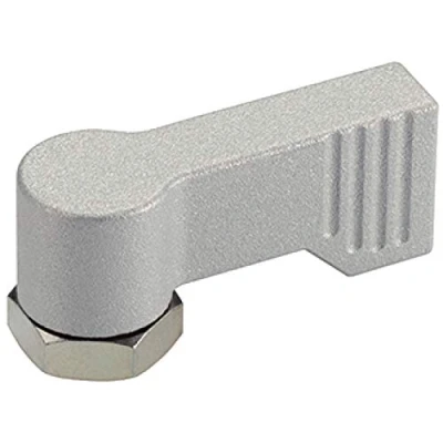 Image of HALDER 24101.0231 Twist Latch, Silver, d1=17 mm