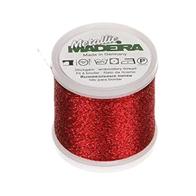 Image of Madeira 200 m Metallic Thread, Red