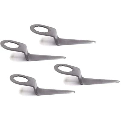 Image of Pneumatic Air Windshield Remover Cutter Blades 08E 57mm Bent Blade Knife Replacement Part for Car Doors Window Seal Windscreen Removal Tool 4PK