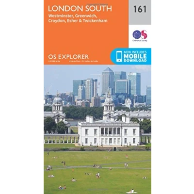 Image of Explorer 161 London South Map With Digital Version