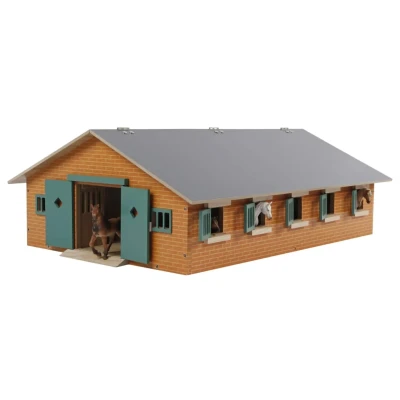 Image of Van Manen 610544 Large wooden horse stable with 9 stalls