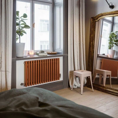 Image of Terma Rolo Room True Copper Designer Radiator 500 x 865 mm
