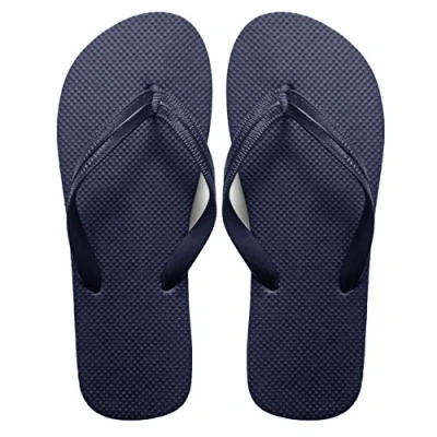 Image of SUGAR ISLAND® Unisex Ladies Girls MENS Summer Beach FLIP Flop Pool SHOES NAVY 7/8