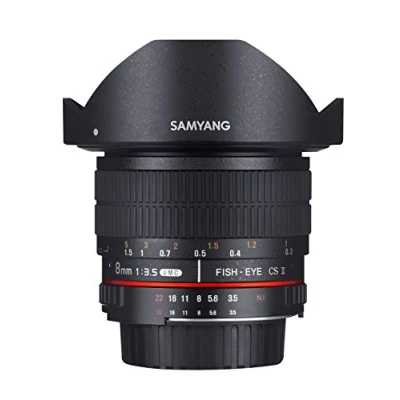 Image of Samyang 8 mm Fisheye F3.5 CS II Manual Focus Lens for Pentax