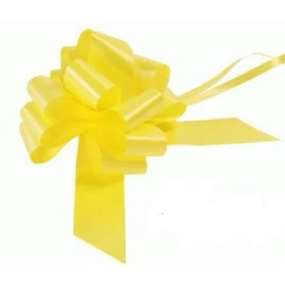 Image of Wedding Car Kit YELLOW 3x Large 50mm Poly Pull Bows &amp; 6 Metres 2&quot; Ribbon