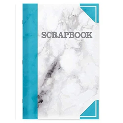 Image of Silvine Scrap Book 3 Pack 377x251mm (429) Blue/Grey