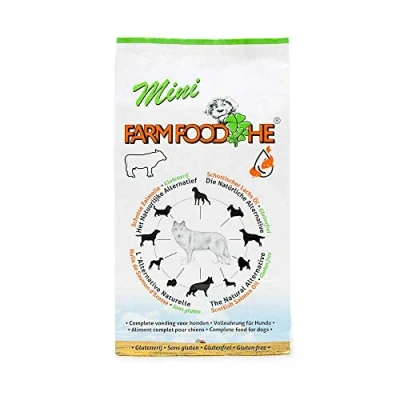 Image of Farm Food HE Gluten Free Cold Pressed Dog Mini: Perfect for Sensitive Stomachs, Lifelong Seniors, and Puppies Natural &amp; Nutrient Rich Raw Dry 2kg