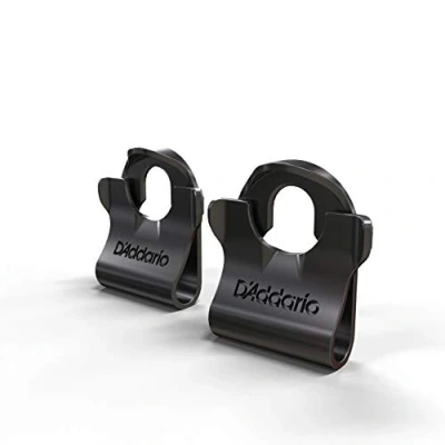 Image of D&#039;Addario Dual Lock Guitar Strap Locks Set Protect Your Instrument with No Modifications or Hardware Secures Cables Easy to Attach 1 Pair