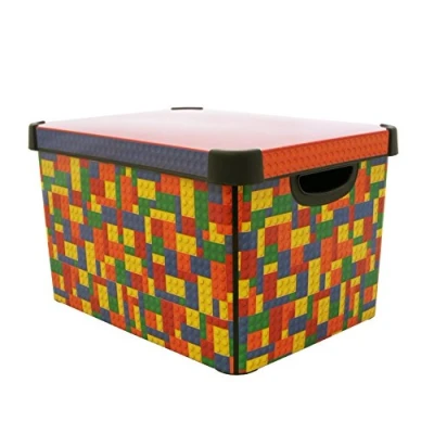Image of Curver Bright Blocks 22L Deco Storage Box