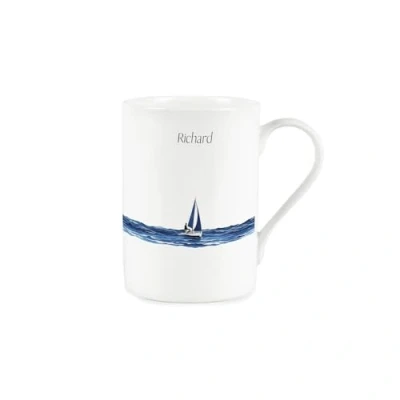 Image of Purely Home Personalised Sailing Mug Custom Ocean Dinghy Boat Sailor Gift/Present Bone China Tea/Coffee Cup