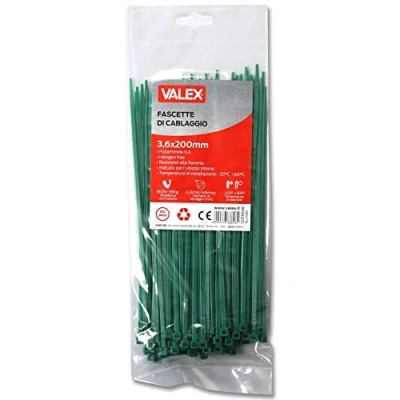 Image of Valex Green Cable Ties, 1201050