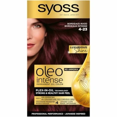 Image of SYOSS Color Oleo Intense 4 23 Bordeaux rood Haarverf 1 stuk