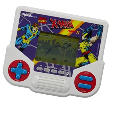 Image of Hasbro Gaming Tiger Electronics Marvel X Men Project Electronic LCD Video Game, Retro Inspired 1 Player Handheld Ages 8 and Up