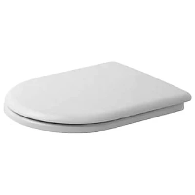 Image of Duravit Happy D., Starck 2 Toilet seat with Stainless Steel Hinges, White, 0066910000
