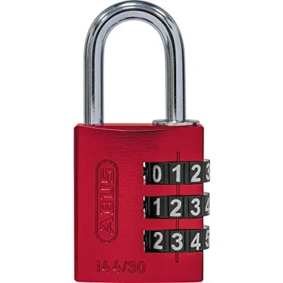 Image of ABUS 144/30 combination lock with large numbers., 80796