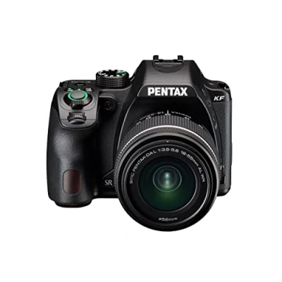 Image of Pentax 1202 KF APS C digital SLR camera 18 55 WR kit, dustproof weather resistant vari angle LCD monitor,black