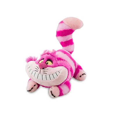 Image of Disney Store Official Cheshire Cat Medium Soft Toy, Alice In Wonderland, 18cm/7, Iconic Cuddly Toy Character, Has Embroidered Details and Classic Grin, Felt Claws, Suitable For Ages 12 months+