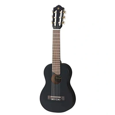 Image of Yamaha Acoustic Guitalele, GL1 a Hybrid Between Guitar and Ukulele (70 cm) with 6 Strings (3 Nylon/3 Metal Wound, Commonly Known as Nylon String Set) Fitted Gigbag Black