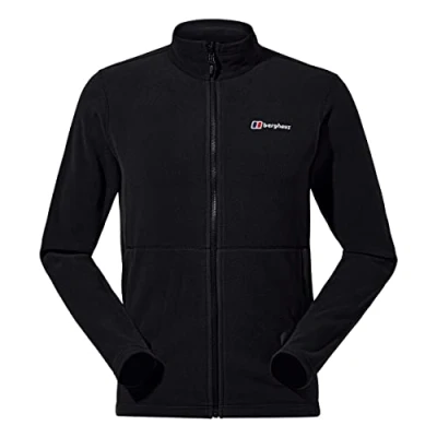 Image of Berghaus Men&#039;s Prism Micro Polartec Fleece Jacket, Added Warmth, Extra Comfortable, Black, L