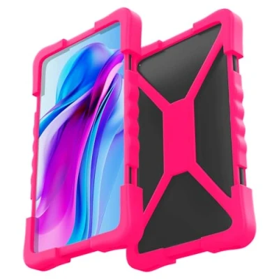 Image of Turnaroundtech Universal Silicone Tablet Case Suitable for All Tablets PC on the Market From 7 Inch to 11 Cases (Fuchsia)