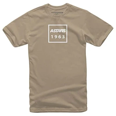 Image of Alpinestars, Box Tee Short Sleeve Shirt, Sand, S, Men&#039;s