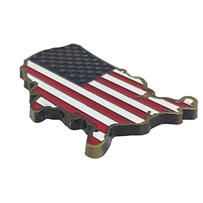 Image of 3D USA Map And National flag Fridge Magnet,Home &amp; Kitchen Decoration Magnetic Sticker America Refrigerator Magnet Travel Souvenir Gift Collection